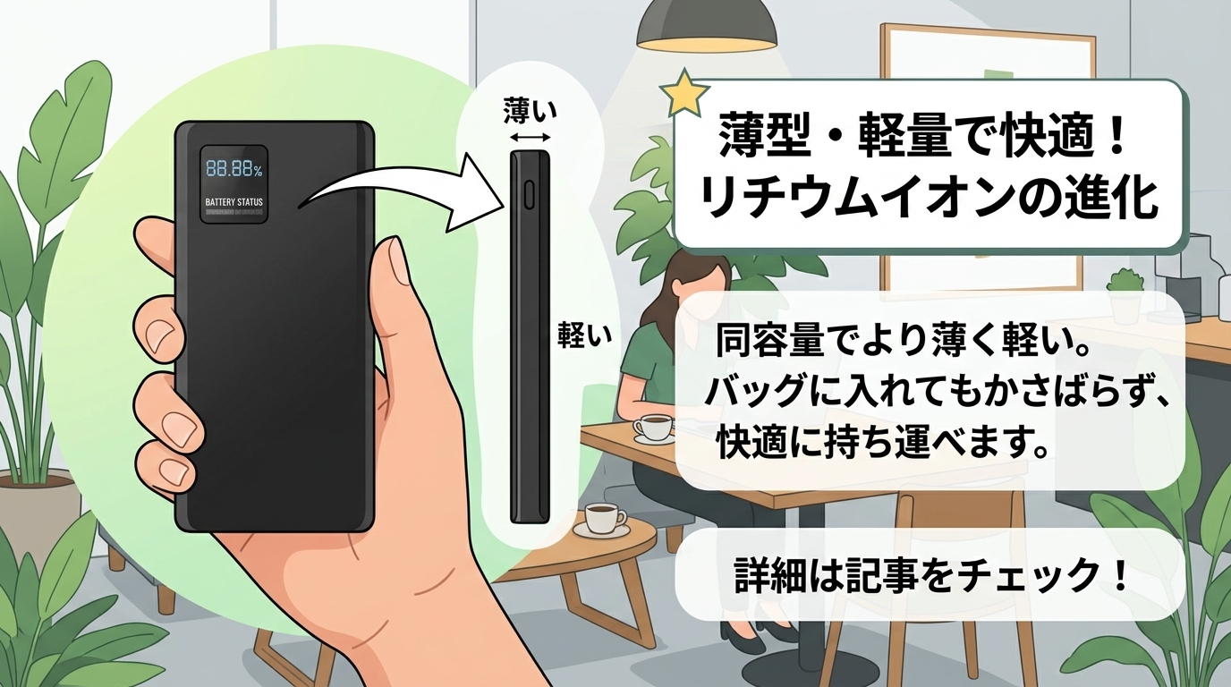 DIGI+準固体電池モバイルバッテリー