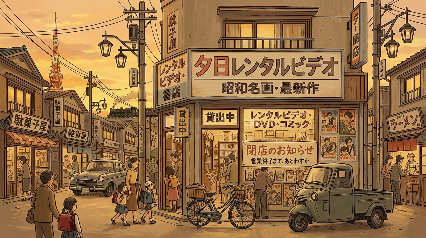 TSUTAYA閉店ラッシュで終わるレンタルビデオ文化、次に来るものは