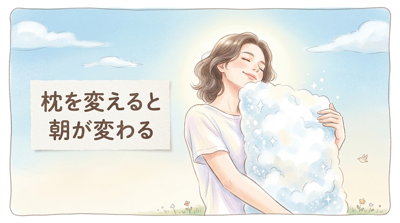 ブレインスリープ ピローの特徴をイメージした画像