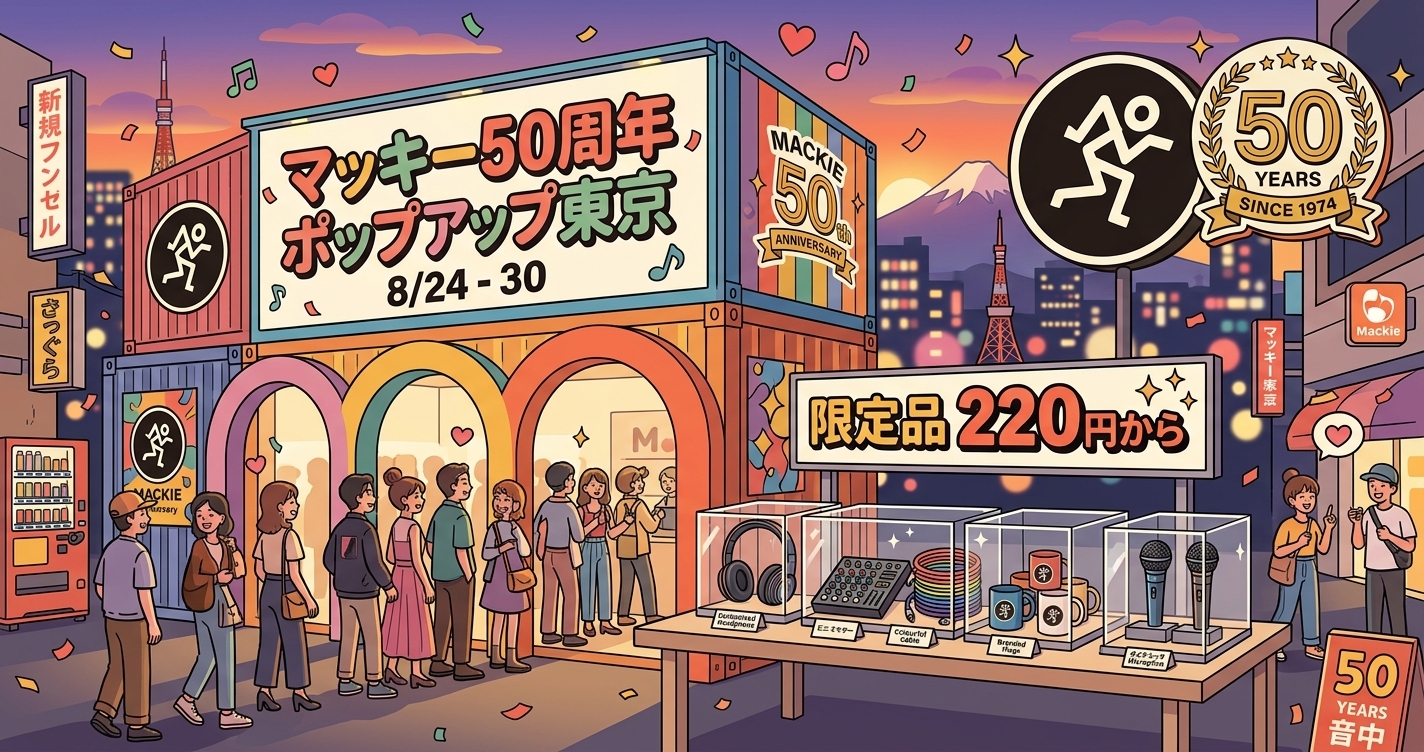 マッキー50周年ポップアップ東京8/24-30・限定品220円から
