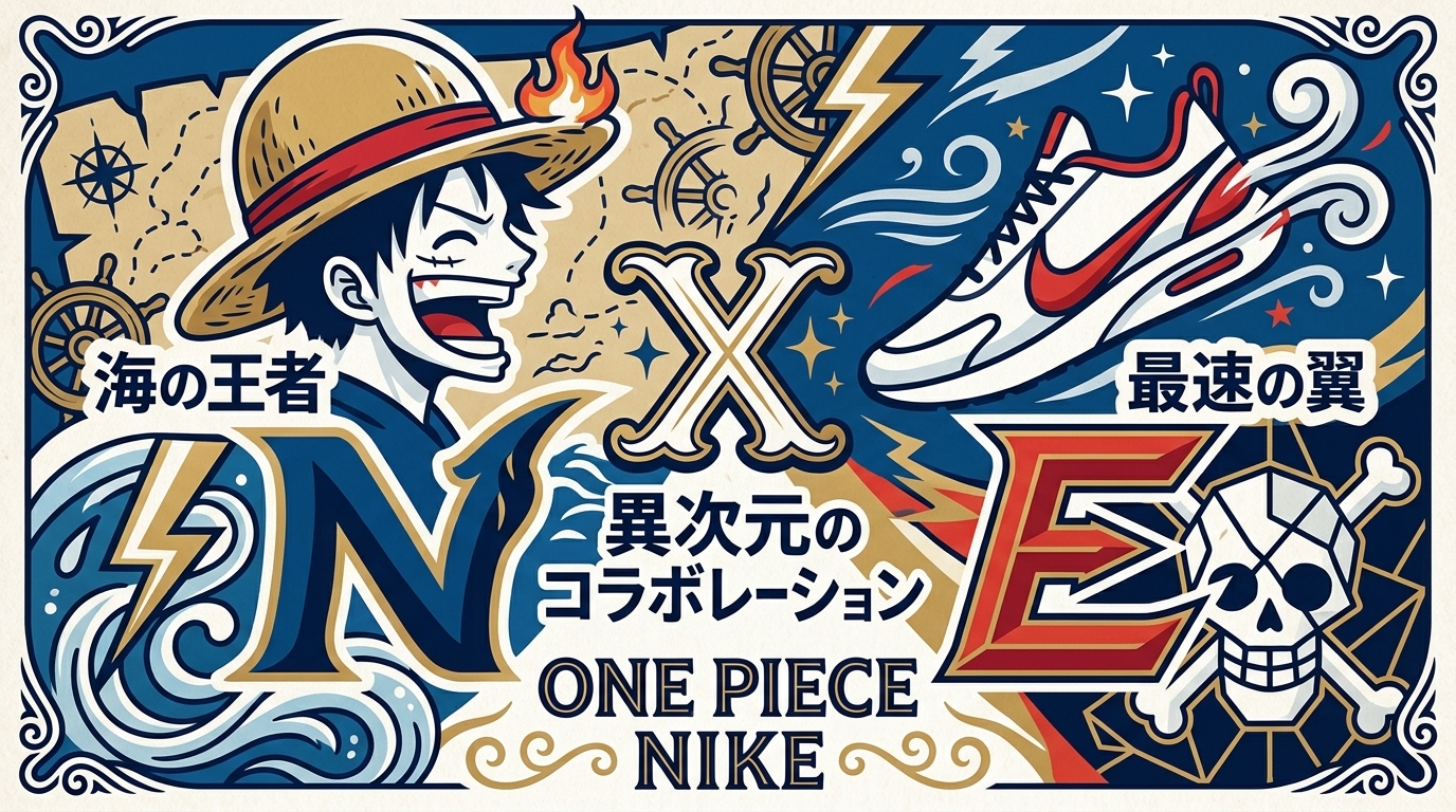 ONE PIECE×NIKEコラボ、抽選は8月26日23時59分まで