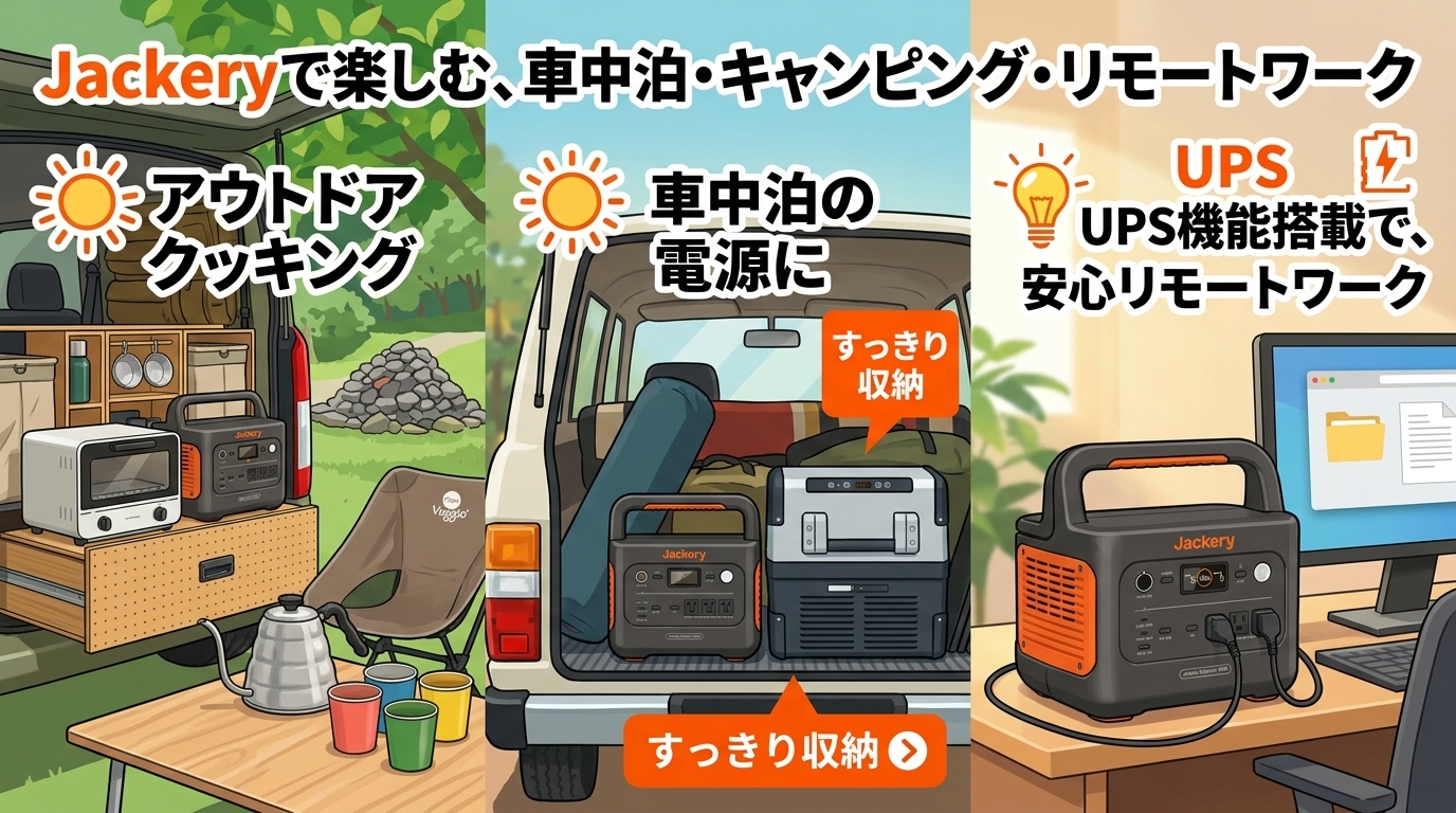 ポータブル電源jackery