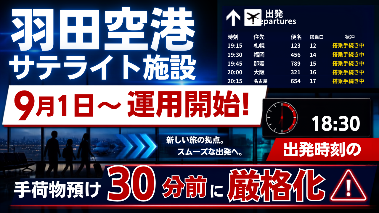 羽田空港の新サテライト施設をイメージした画像