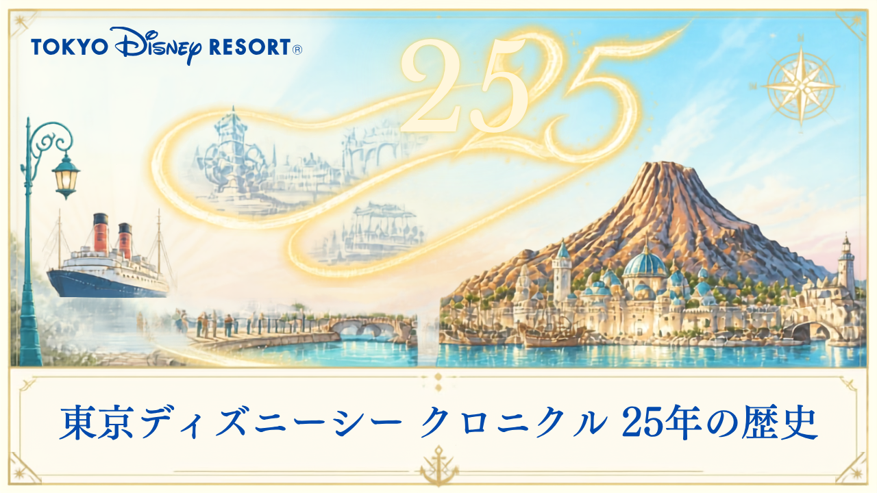 東京ディズニーシー25年史のビジュアル画像